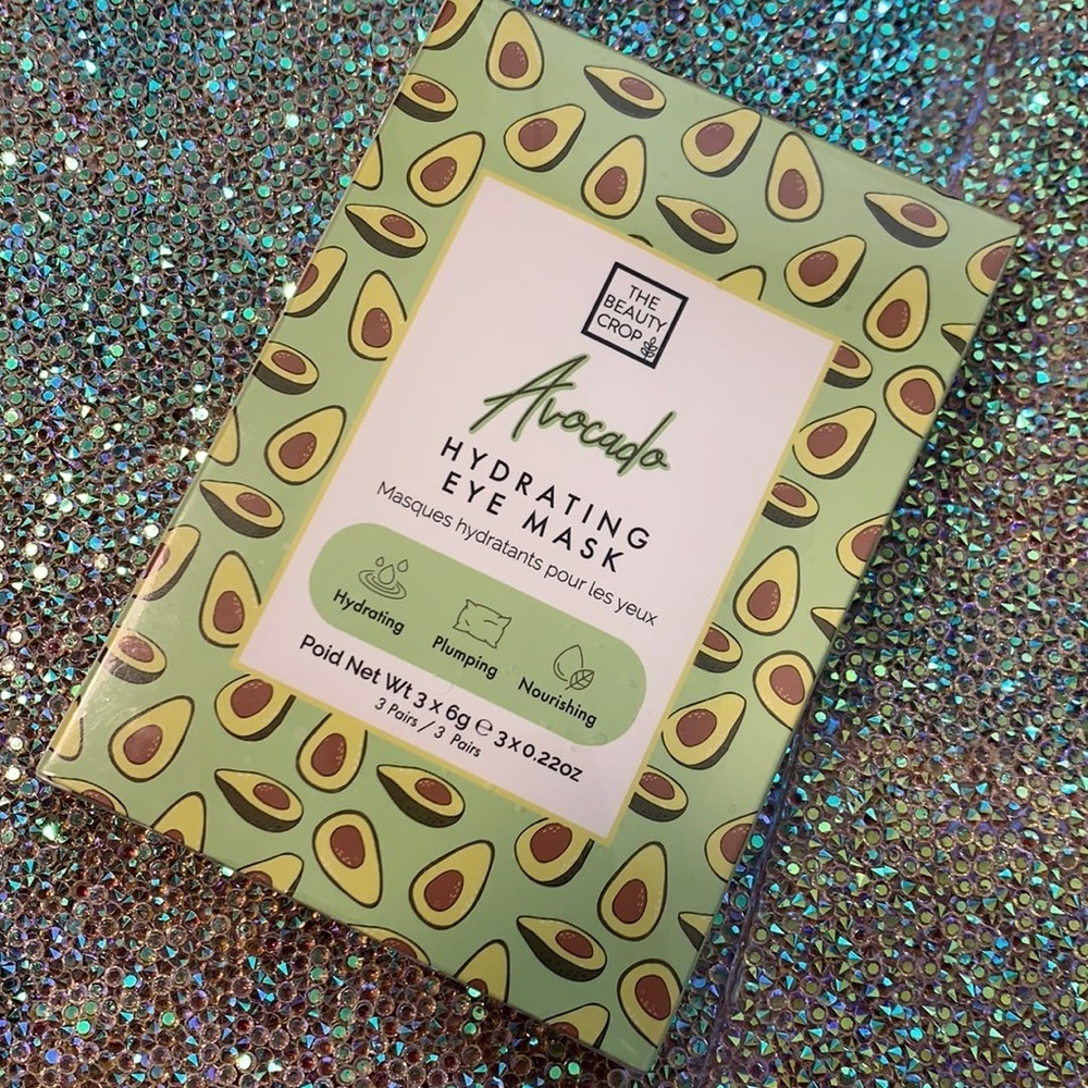 NWT THE BEAUTY CROP 3pk avocado eye masks